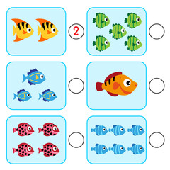 math game vector design for kid