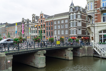 アムステルダムの街並み