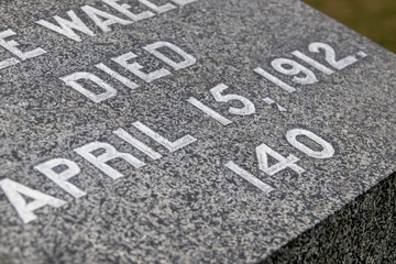 Titanic Grave Site Halifax Nova Scotia Canada, summer, no people, history, disaster.