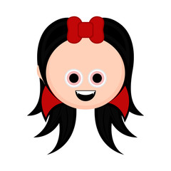 Cute halloween vampire cartoon character