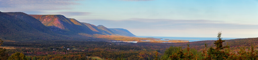 Fototapeta na wymiar Panorama in Nova Scotia