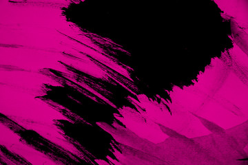 pink and black paint fashion background texture with grunge brush strokes - 222239877