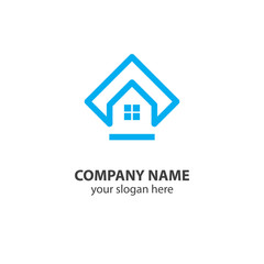 home logo design element, logo design template