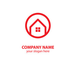 home logo design element, logo design template