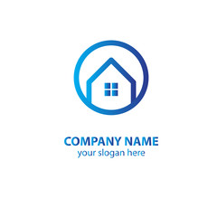 home logo design element, logo design template