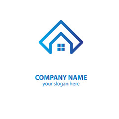 home logo design element, logo design template