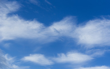 Fototapeta premium Clouds and Blue Sky Background. Design Pattern and Textures