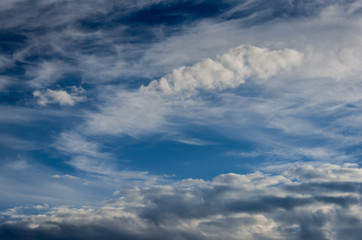 Clouds and Blue Sky Background. Design Pattern and Textures