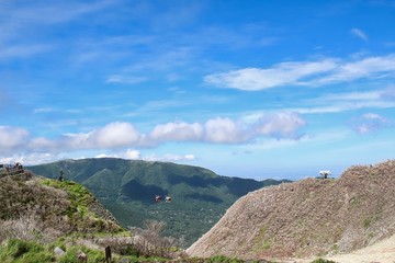 Great scenery at Owakudani in Hakone, Japan