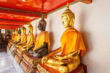 Buddha statues, Wat Pho