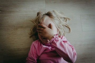 crying child, depression and sadness, abuse, exhaustion