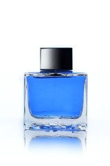 Cologne or perfume bottle - isolated image