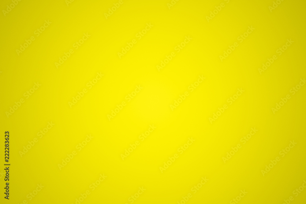 Poster abstract yellow background with vignette ,3d illustration. empty space