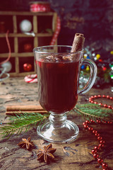 christmas hot mulled wine