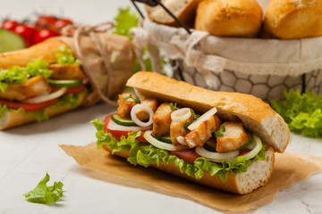Chicken sandwich.