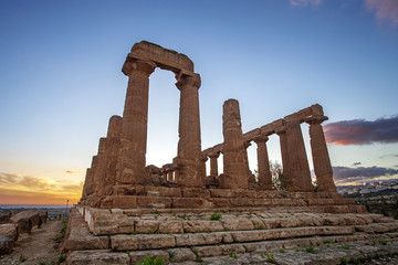 Fototapeta na wymiar Valle dei Templi, Agrigento, Italy