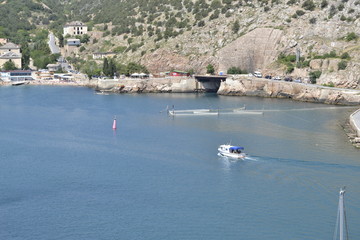 Fototapeta premium boat in the bay