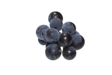 grapes isolated on white background