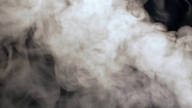 Smoke (stream) blowing in the air