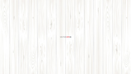 Fototapeta premium White wood pattern and texture for background. Vector.