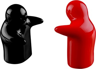 Salt And Pepper Castors - Isolated