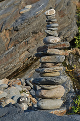 Pile of pebbles. Zen and Harmony themes