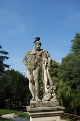 Fototapeta na wymiar Hercules Statue in Salvi Garden