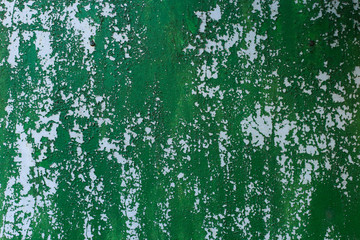 Green texture of old paint.