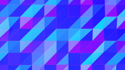 Holography Neon  Abstract Low Poly Background