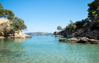Plakat Cala Fornells View in Paguera, Majorca, Spain