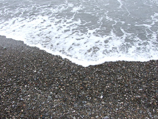 waves on the beach