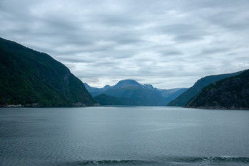 Fototapeta na wymiar NOrwegens Fjorde