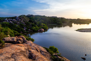 Coucher de soleil à Arugam Bay au Sri Lanka Nature paysage voyage