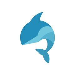 flying fish vector graphic