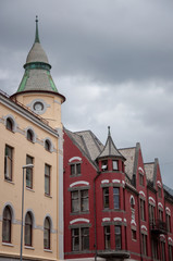 Fototapeta na wymiar Stadtansichten Alesund, Norwegen