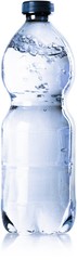 Bottle with Sparkling Water - Isolated