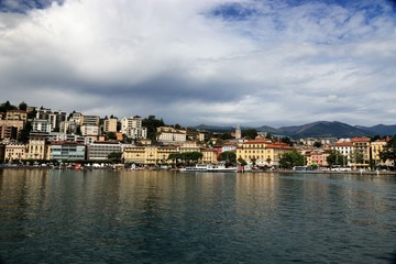 Naklejka na ściany i meble Lago di Lugano