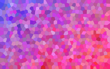 Abstract illustration of purple bright Small Hexagon background, digitally generated.