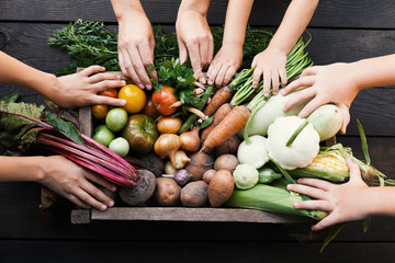 Vegetarian food background, fresh healthy ingredients. Raw food salad.