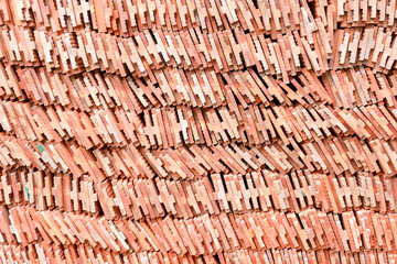 abstract background texture brown tile roof pattern