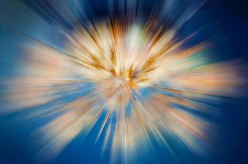 Fototapeta premium Bright abstract motion background, galaxy, lines