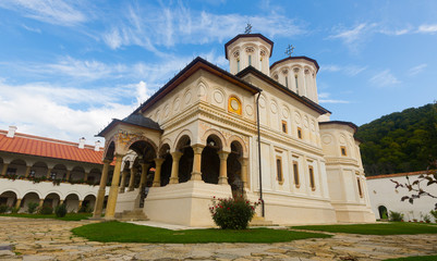 Fototapeta na wymiar Church at Horezu Monastery, Romania