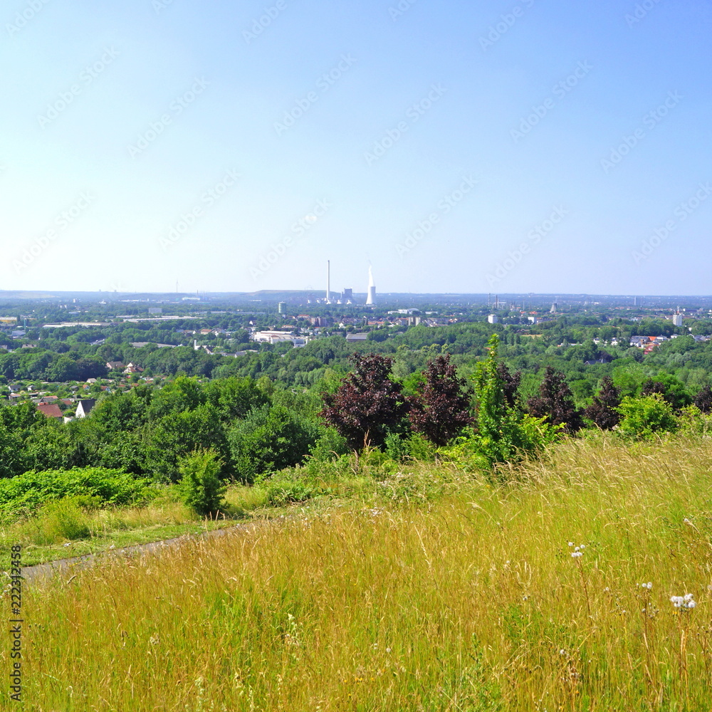 Canvas Prints blick vom tippelsberg ( bochum ) richtung herne ( ruhrgebiet )