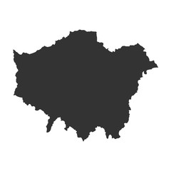 Fototapeta na wymiar Детальная точная карта Лондона в высоком разрешении. Векторная иллюстрация.