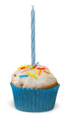 Cupcake with Candle