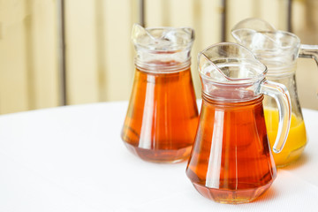 carafe with juice