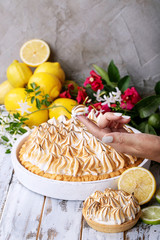 Lemon meringue pie