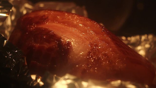 holidays ham oven