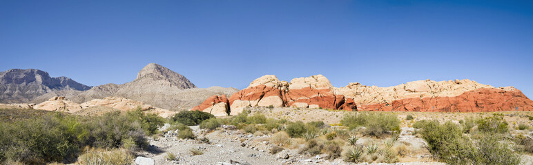red rock canyon panorama 