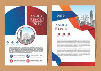 Abstract vector modern flyers brochure / annual report /design templates / stationery with layout background in size a4
